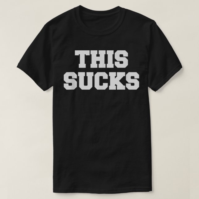 Det här suger t shirt (Design framsida)