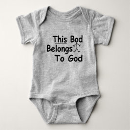 Det här Tillhöret till gud Christian Baby apparat/ T-shirt