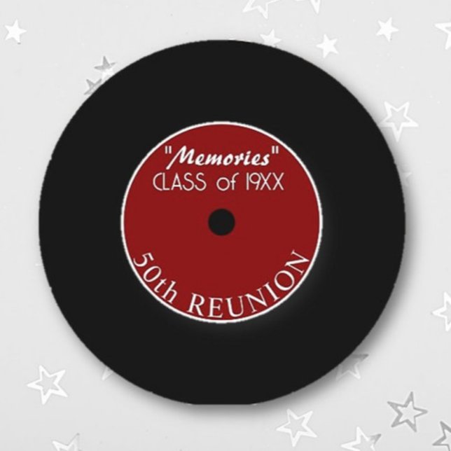 Det har varit 50 år! Underlägg för klassåterföreni Papper Rund (Skapare uppladdad)