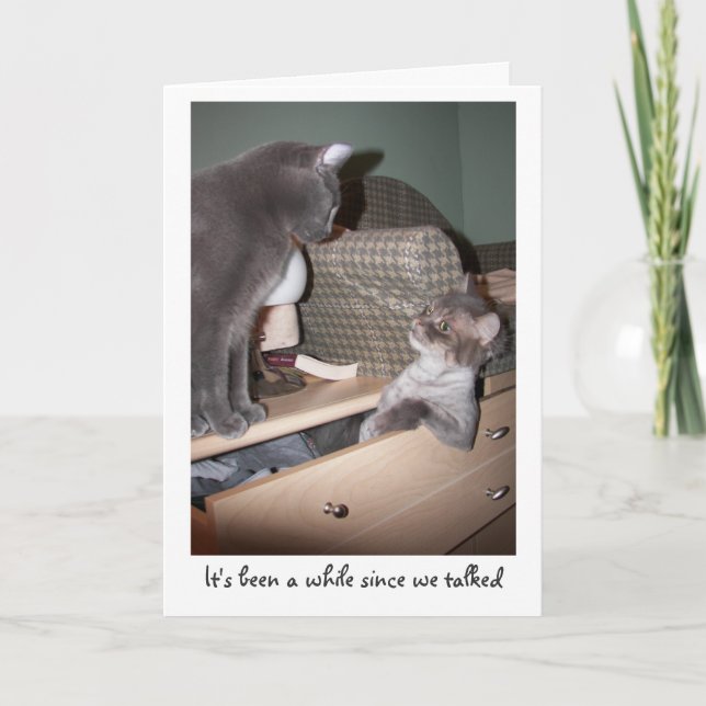 Det har varit en stund, sedan vi talade kort (Framsida)