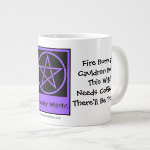 Det här vinet kräver kaffe JUMBO pagan wiccan mugg