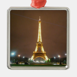 Det härliga Eiffel torn Julgransprydnad Metall