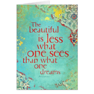 Det härligt är mindre… hälsningskort