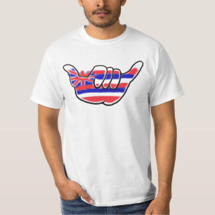 Det hawaianska shakasymbolet värderar t-shirt