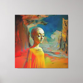 Det hela är surrealistiskt canvastryck