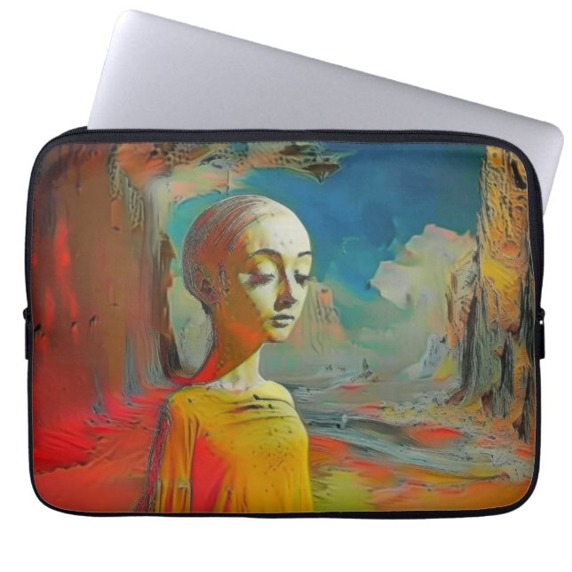 Det hela är surrealistiskt laptop fodral (Framsidan)