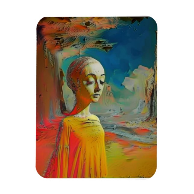 Det hela är surrealistiskt magnet (Vertikal)