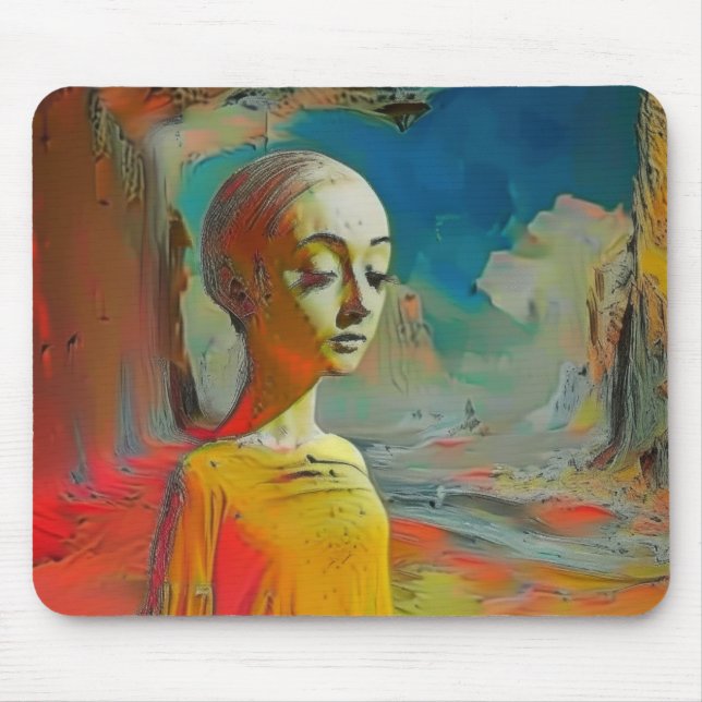 Det hela är surrealistiskt musmatta (Framsidan)