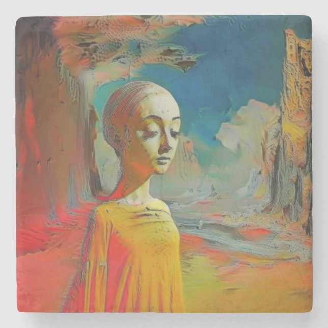 Det hela är surrealistiskt stenunderlägg (Framsidan)