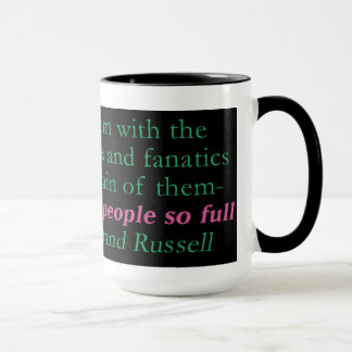 Det hela problemet med världen är mugg