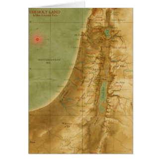 Det heliga landet hälsningskort