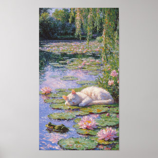 Det hemliga livet för Monets katter Poster