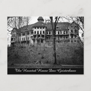 Det hemsökta husets Das Geisterhaus Postcard Vykort