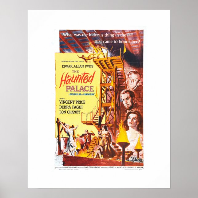 Det hemsökta palatset poster (Framsidan)