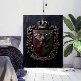 Det Heraldiska Vapensköldens Slottkärna Viktorians Poster