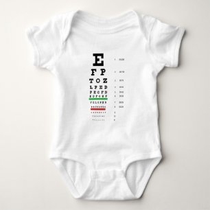 Det Herman Snellen ögat kartlägger till T-shirt