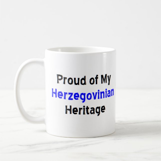 det herzegotiska kaffet mugg (Vänster)