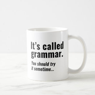 Det heter Grammar Kaffemugg