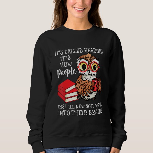 Det heter läsbok Ugglan T Shirt (Framsida)