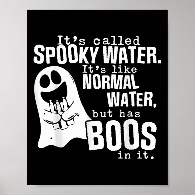 Det heter spöklik vatten Det är som vanligt vatten Poster (Framsidan)