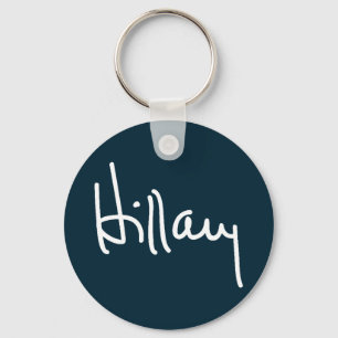 Det Hillary häftet knäppas Keychain Nyckelring