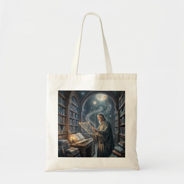 Det himmelska biblioteket - en perfekt väska för b (Framsidan)