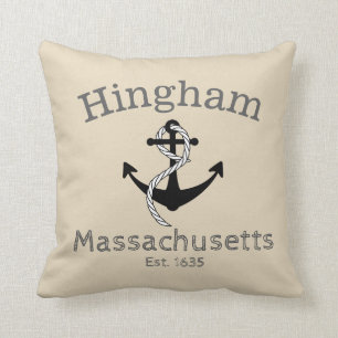 Det Hingham Massachusetts havet ankrar Kudde