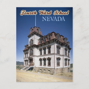 Det historiska fjärde seminariet i Ward i Nevada Vykort