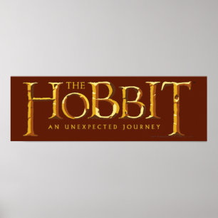 Det Hobbit logotypguldet Poster