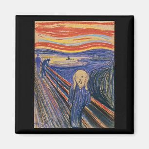 Det högkvalitativa skriet (pastell 1895) magnet