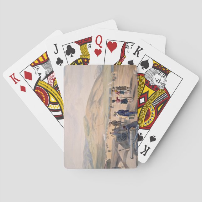 Det höglands- brigadlägret, pläterar från 'placera spelkort (Baksidan)