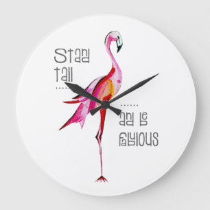 Det högväxt Flamingostativ är den sagolika roli Stor Klocka