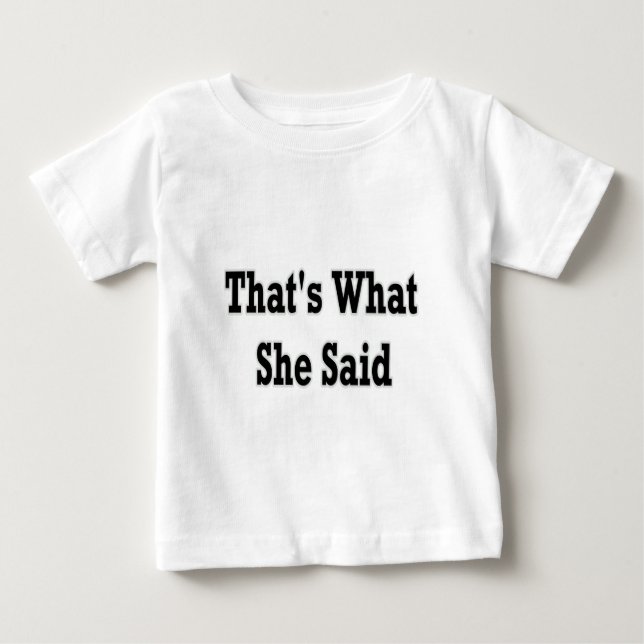 det hon sade t-shirt (Framsida)
