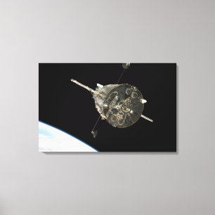 Det Hubble utrymmeteleskop i omlopp ovanför jord Canvastryck