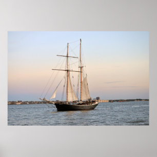 Det Hudson River fartyget turnerar Poster