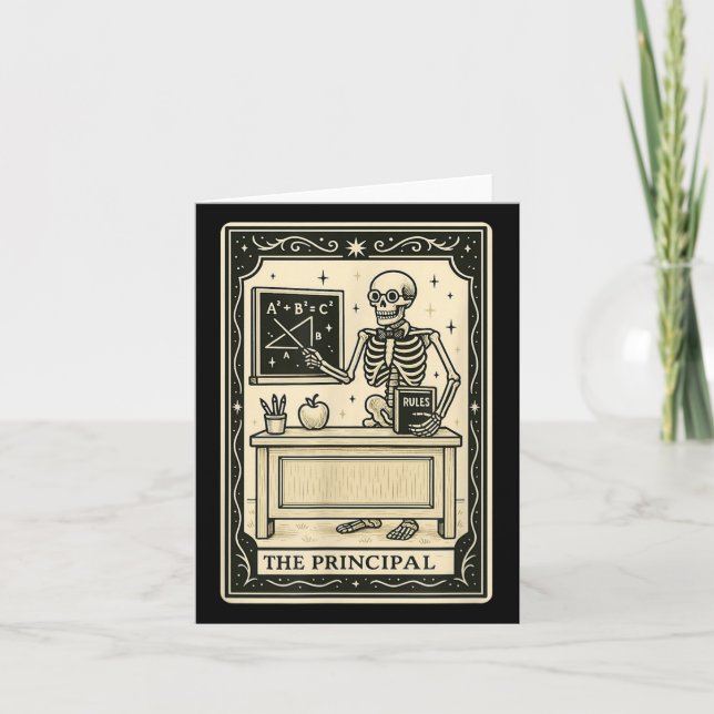 Det huvudsakliga Tarot Card - Halloween Soky Gothi Kort (Framsida)