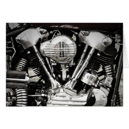 Det iconic motorkortet hälsningskort