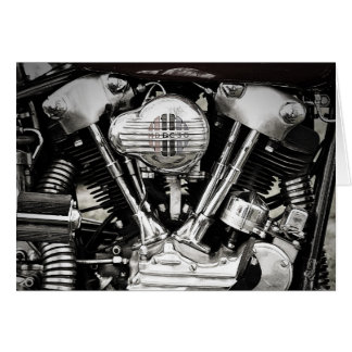 Det iconic motorkortet hälsningskort