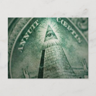 Det Illuminati ögat Vykort