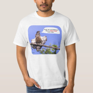 Det ilskna barn blir skallig den Eadgle Tee Shirt