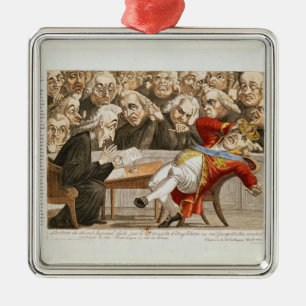Det imperialistiska dekret till George III Julgransprydnad Metall