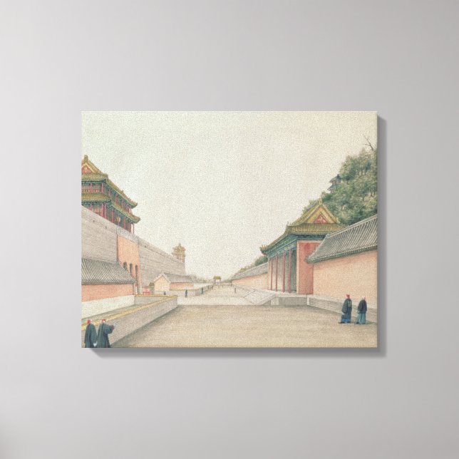 Det imperialistiska palatset i Peking Canvastryck (Framsida)