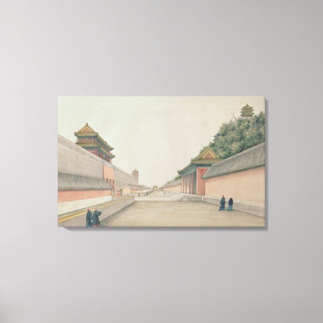 Det imperialistiska palatset i Peking Canvastryck (Framsida)