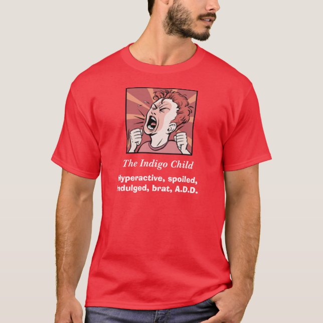 Det indigoblå barnet tee shirt (Framsida)