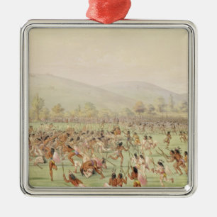 Det indiska bollspelet, c.1832 julgransprydnad metall