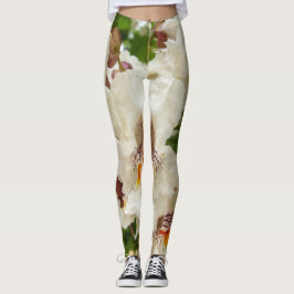Det indiska bönaträd blommar damasker leggings