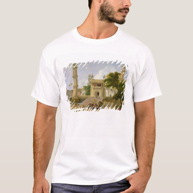 Det indiska tempelet, sade att vara moskén av tee shirt (Framsida)