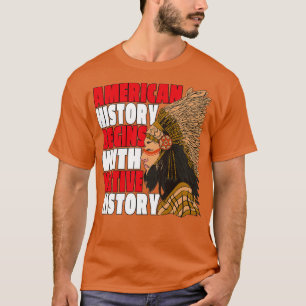 Det inhemska amerikanska Pridet Amerikansk histori T Shirt