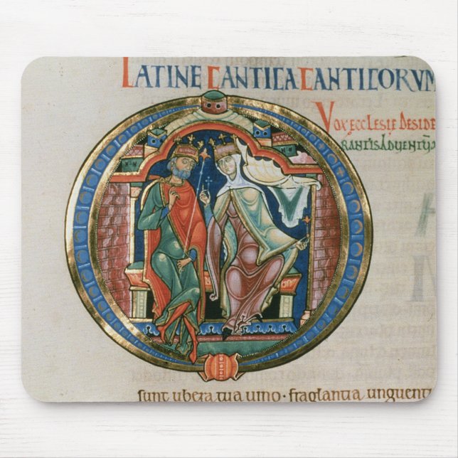 Det initiala brev "nollan" Osculatur mig - låt mig Musmatta (Framsidan)