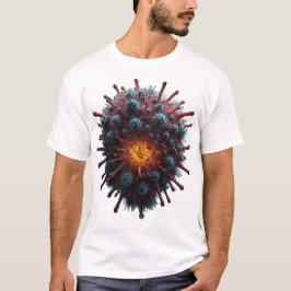 Det inre hotet: Konstnärlig insikt i Coronavirus T Shirt